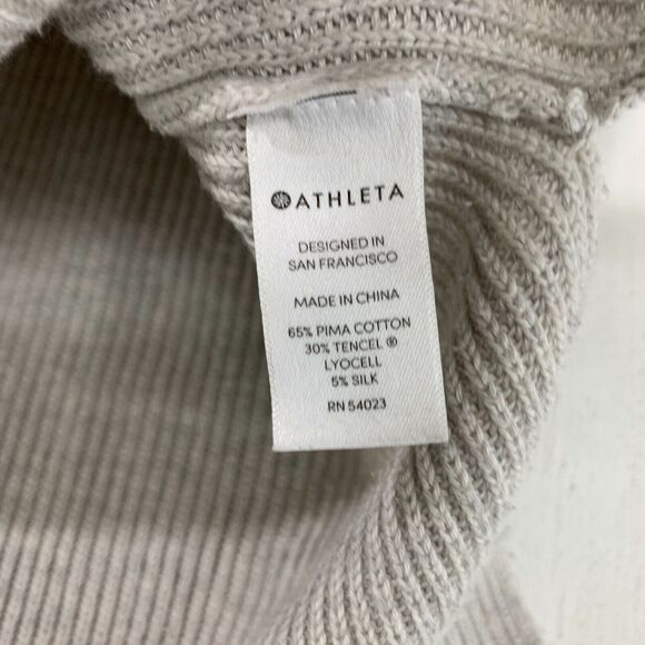Athleta Rest Day Hoodie Womens XS Extra Small Long Sleeve Pima Oversize Sweater - Picture 9 of 12